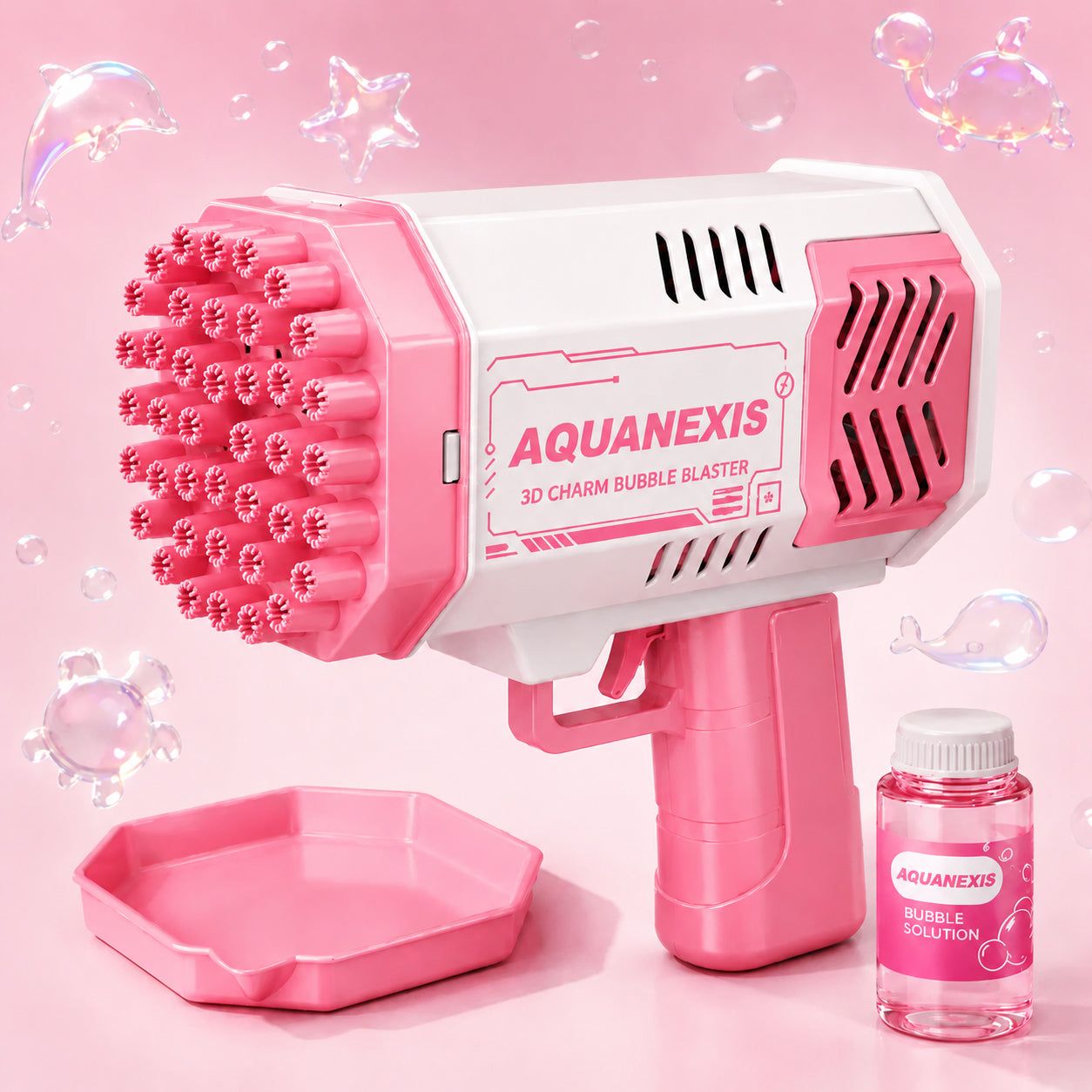 AQUANEXIS® 3DCharm Bubble Blaster Animal & Ocean Fantasy Theme