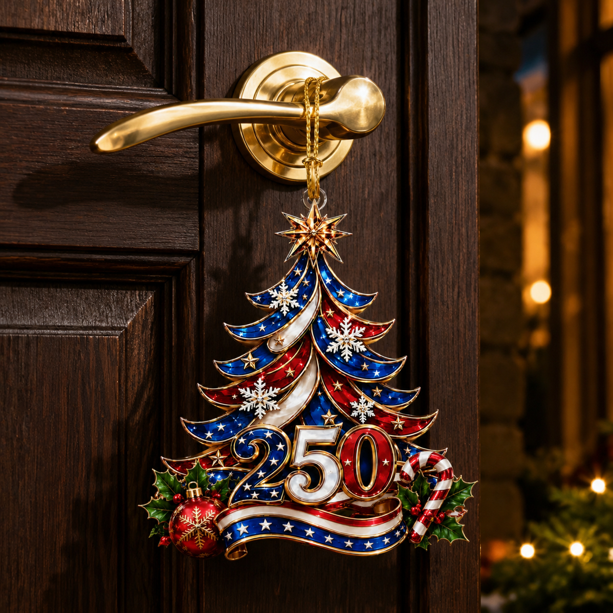 🎁Buy 1 Get 1 Free🔥USA 250th Anniversary Christmas Ornament